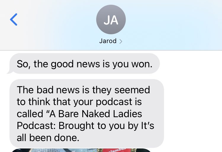 It’s All Been Done: A Barenaked Ladies Podcast tweet media