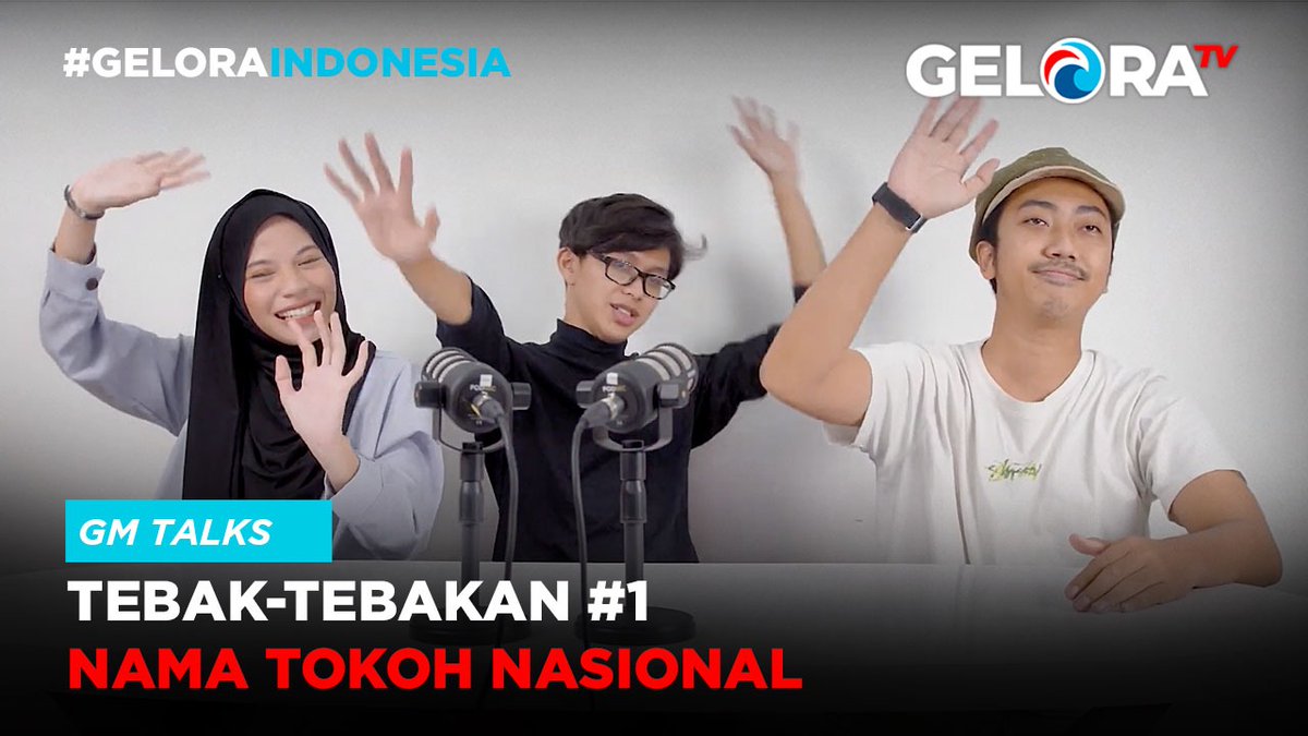 partaigeloraid's tweet photo. Hai Sahabat GM! 
Ada yang bikin seru dalam GMTALK malam ini! 

Ayo tonton sekarang TEBAK-TEBAKAN #1 NAMA TOKOH NASIONAL bersama Bilqis, Faris &amp; Fadhil di GeloraTV! 

🎥 https://t.co/QupMBYRMcb
#GMtalk #geloraTV @anismatta @Fahrihamzah @Mahfuzsidik_ https://t.co/ymmvb5dclB