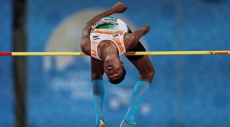 MyGovIndia (@mygovindia) on Twitter photo What a day! Yet another medal at Tokyo2020 Paralympics!🇮🇳
Congratulations <a href="/nishad_hj/">Nishad_kumarhj</a> for bringing home silver medal in Men’s High Jump T47.
We are proud of you! #Praise4Para #Cheer4India🇮🇳 What a day! Yet another medal at Tokyo2020 Paralympics!🇮🇳
Congratulations <a href="/nishad_hj/">Nishad_kumarhj</a> for bringing home silver medal in Men’s High Jump T47.
We are proud of you! #Praise4Para #Cheer4India🇮🇳