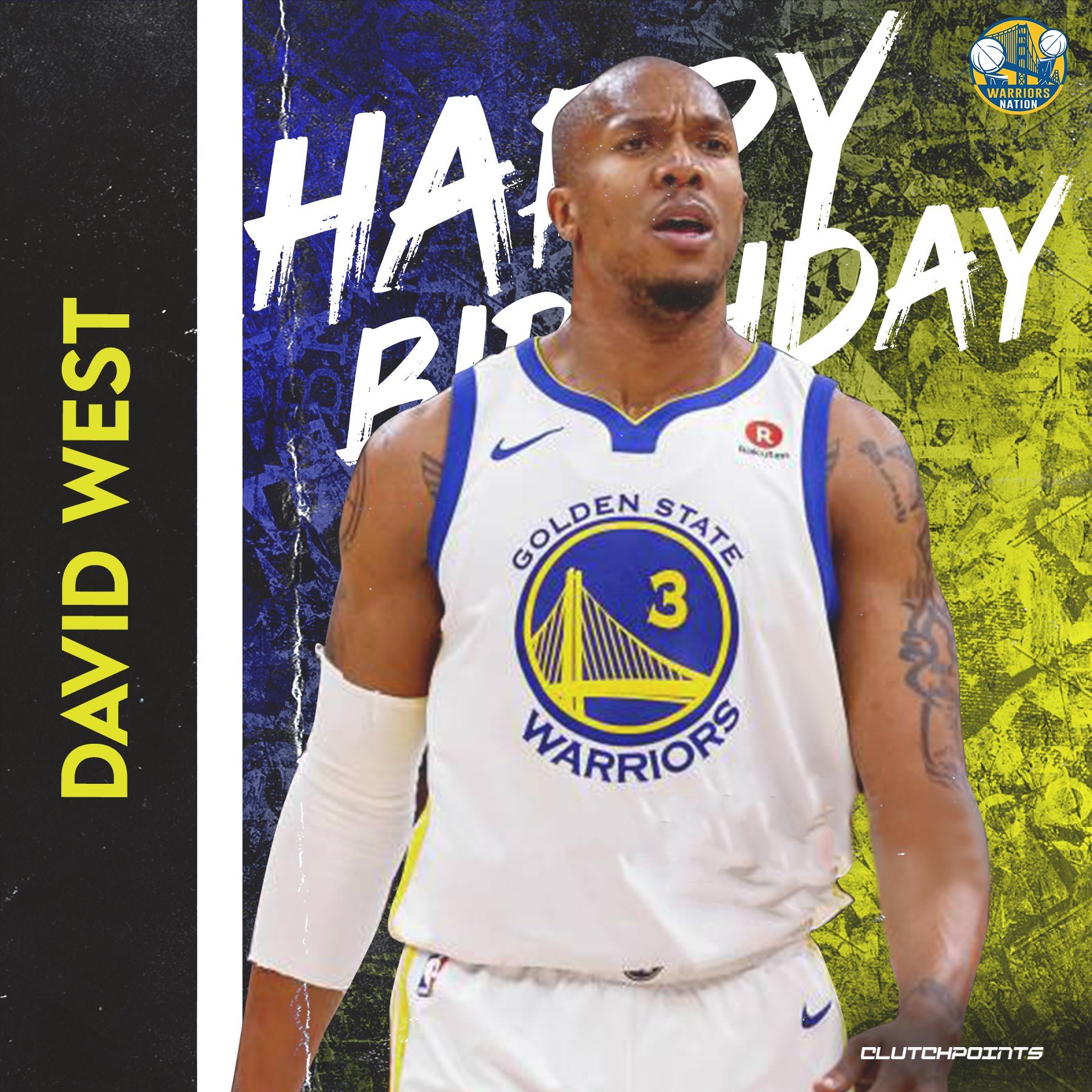 Warriors Nation, join us in wishing David West a happy birthday! 