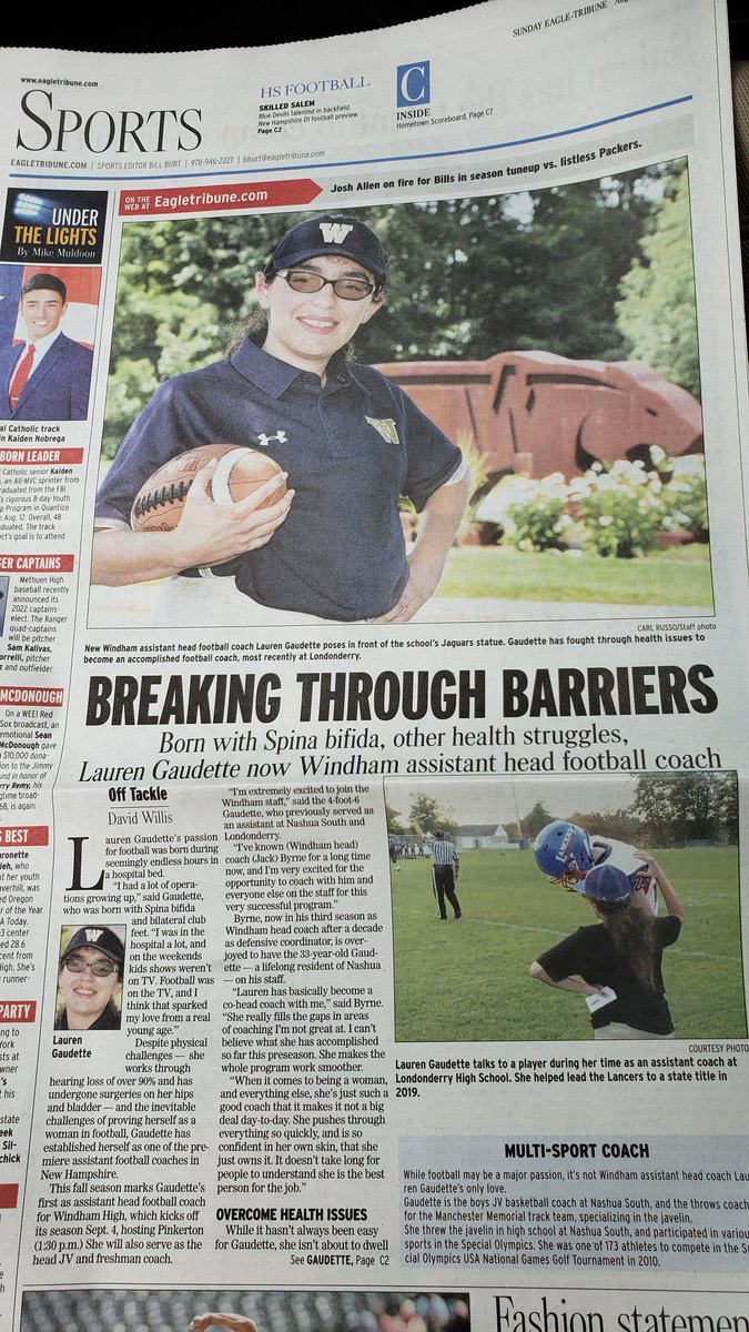 Great article in <a href="/EagleTribSports/">EagleTrib Sports</a> about 🔥 Chats very own <a href="/CoachLLGaudette/">Coach Lauren Gaudette</a> 
Way to go Lauren