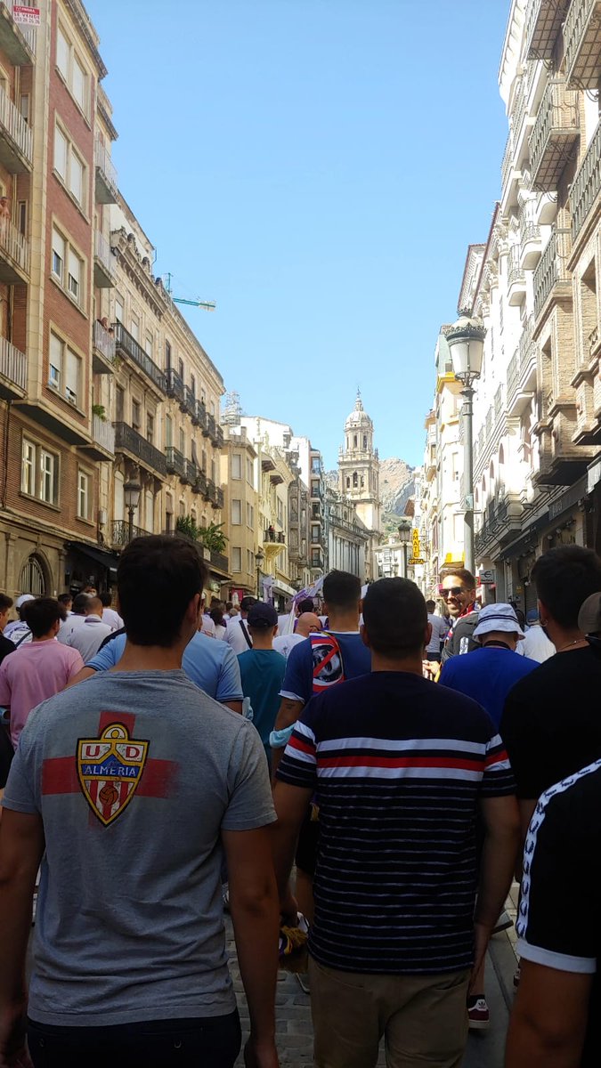 gradauda's tweet photo. Presentes en Jaén apoyando a la afición jiennense en la manifestación en contra de la actual directiva del Real Jaén. #SOSREALJAÉN https://t.co/FZRI1QlhV2