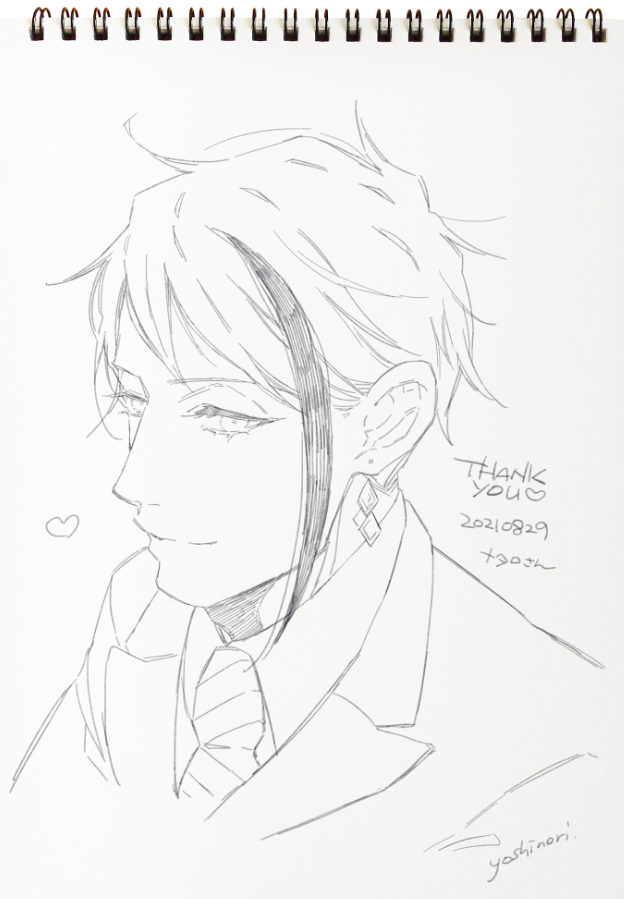 @72tatataron スケブおまちどうさまです!!ジェイドです!!(とてもおそい) 