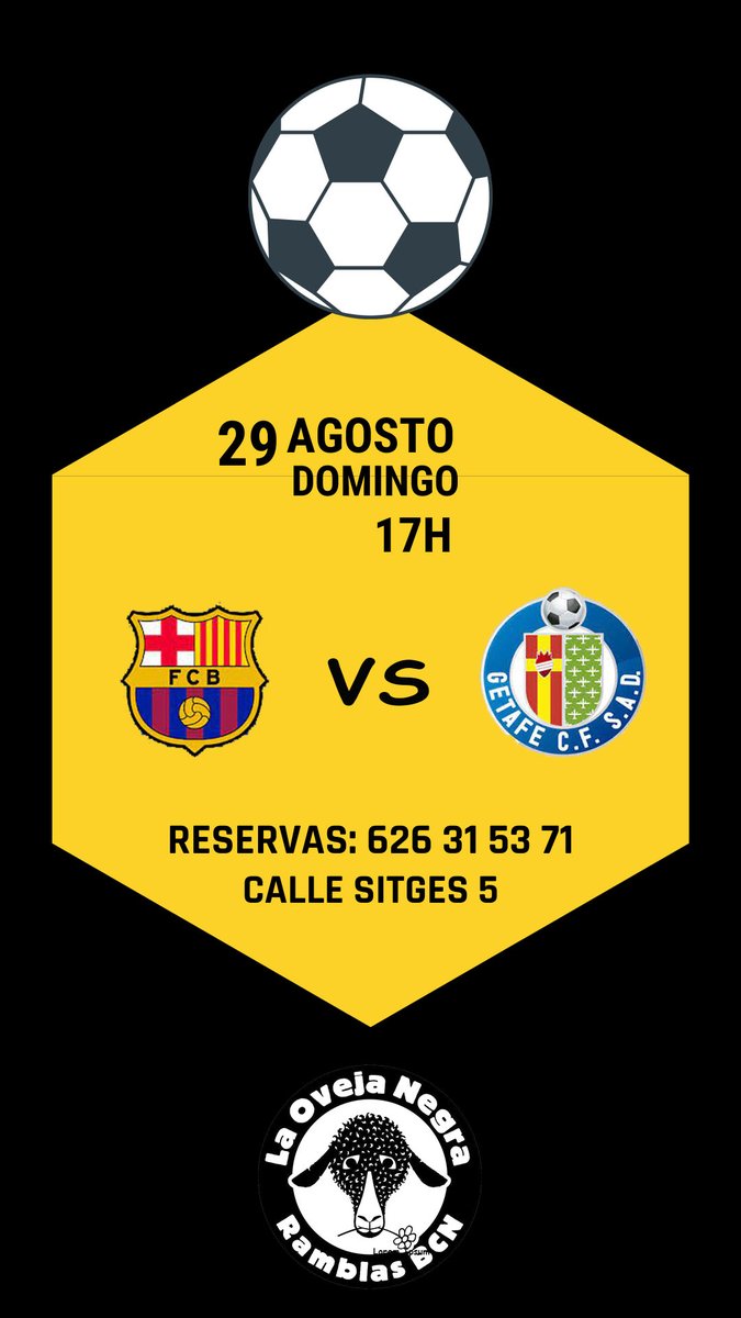 blacksheepbcn's tweet photo. Avui és dia de futbol...
#ovellanegrabcn #ovejanegra https://t.co/fsvPQqTlHk