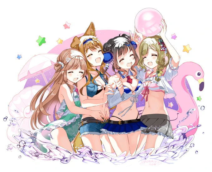 🏖️🦩💕 #ひそうら 