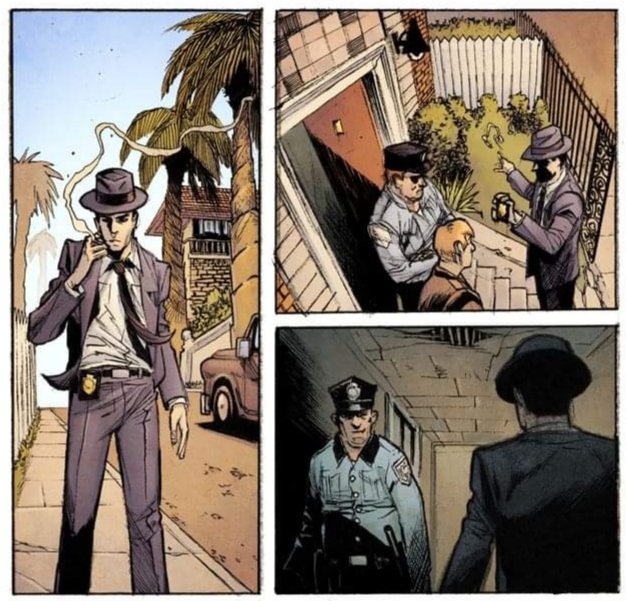 Here's a bit from issue 1 of Provenance of Secrets,  out this fall! #thekinginyellow 