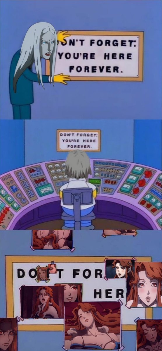 LenectorWeek's tweet photo. #LenectorWeek2021 (info in pinned tweet) is almost 2 weeks away!!
Here are some memes for inspiration!! #Lenore #Hector #Castlevania https://t.co/J1LTlLs3JU