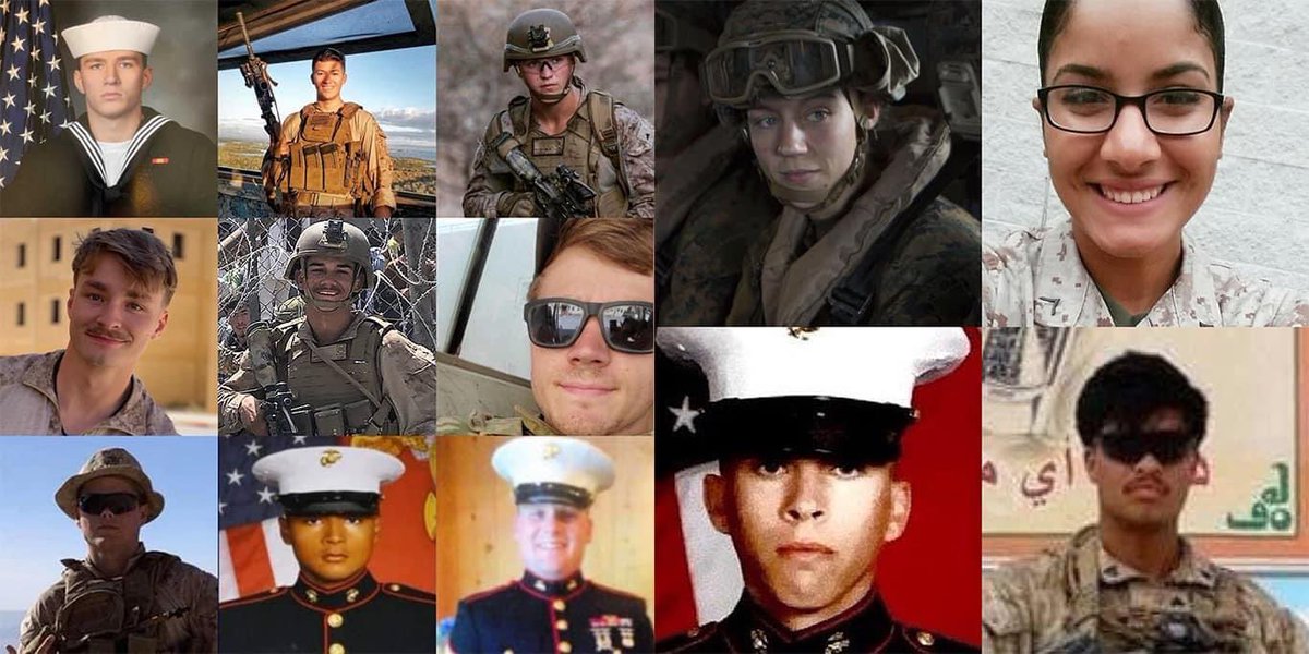 RIP to our #USA Military Heroes lost in Kabul, Afghanistan; and to their families, friends, &amp; fellow service members, we pray for you.

“And He will raise you up on eagle's wings, bear you on the breath of dawn, make you to shine like the sun, &amp; hold you in the palm of His hand.”