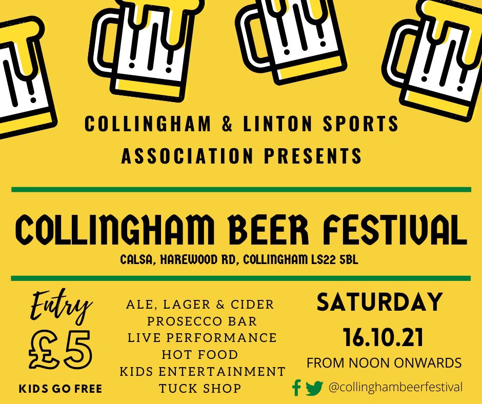 Collingham Real Ale Festival tweet media