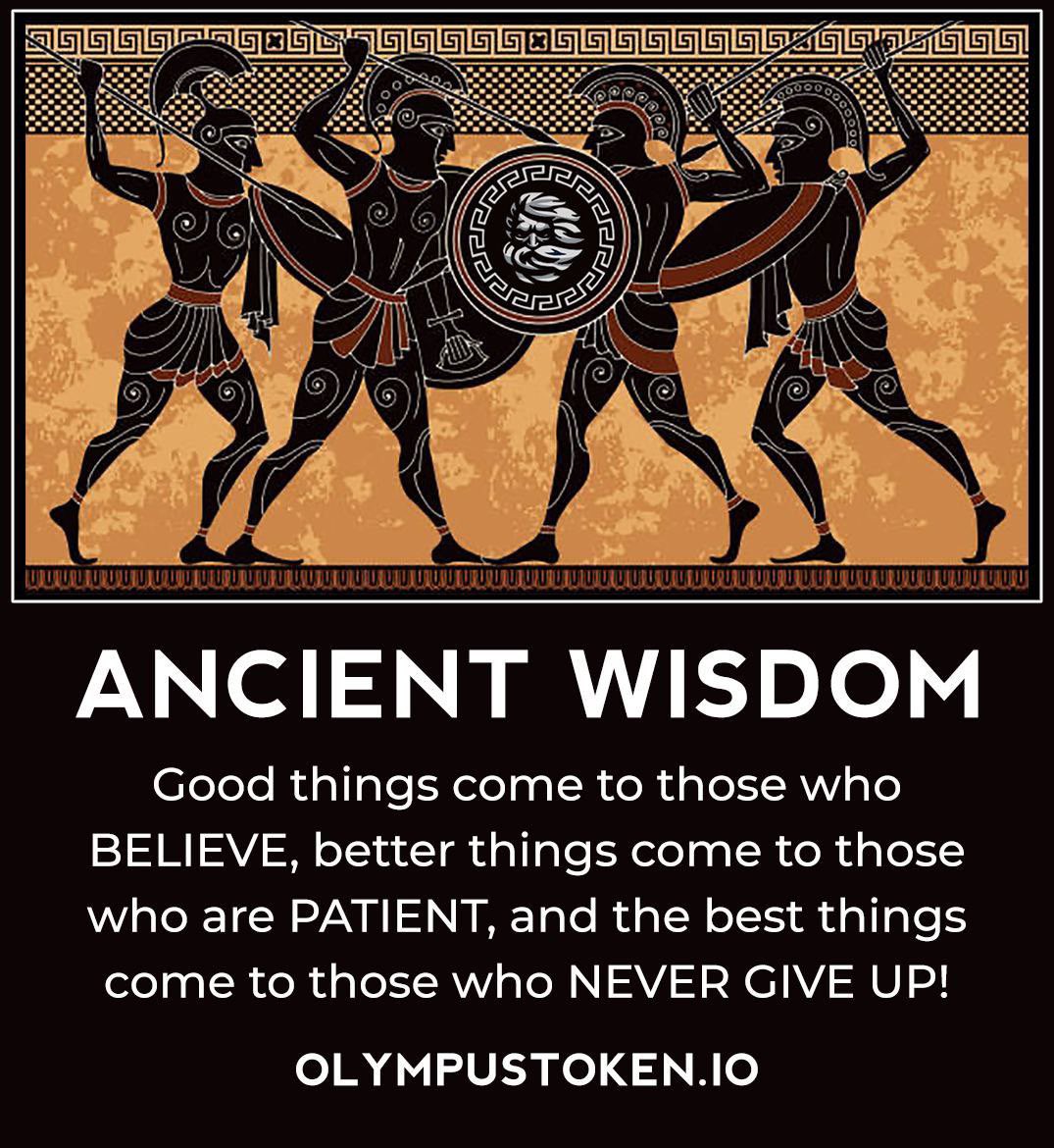 olympus_token's tweet photo. Ancient wisdom, courteous of #Olympus: https://t.co/avjTUzqurO