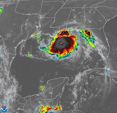 egomezislas's tweet photo. El huracán Ida ahora es categoría 4 con vientos de 150 mph. Impactará en unas horas. Alerta Máxima. https://t.co/MhnX2lzRo2