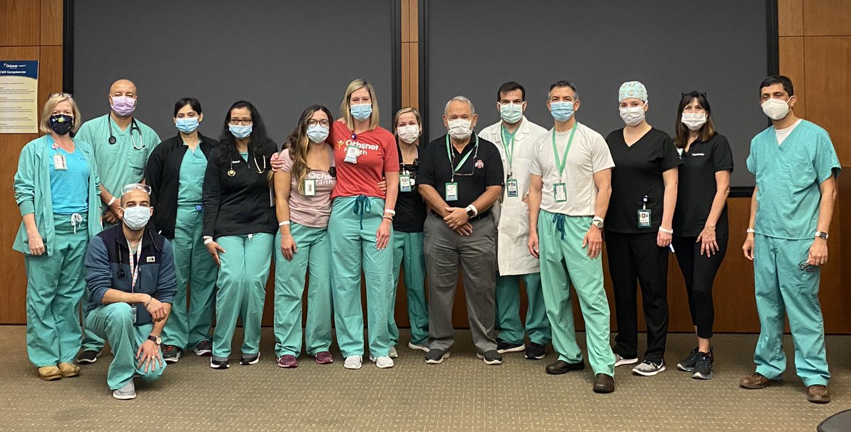 After more than a year of curveballs our guys once again step up to the plate! This is our Cardiology team staying at the hospital to care for you and your loved ones during these hard times brought by #hurricanida Thank you guys, we are very proud of you!