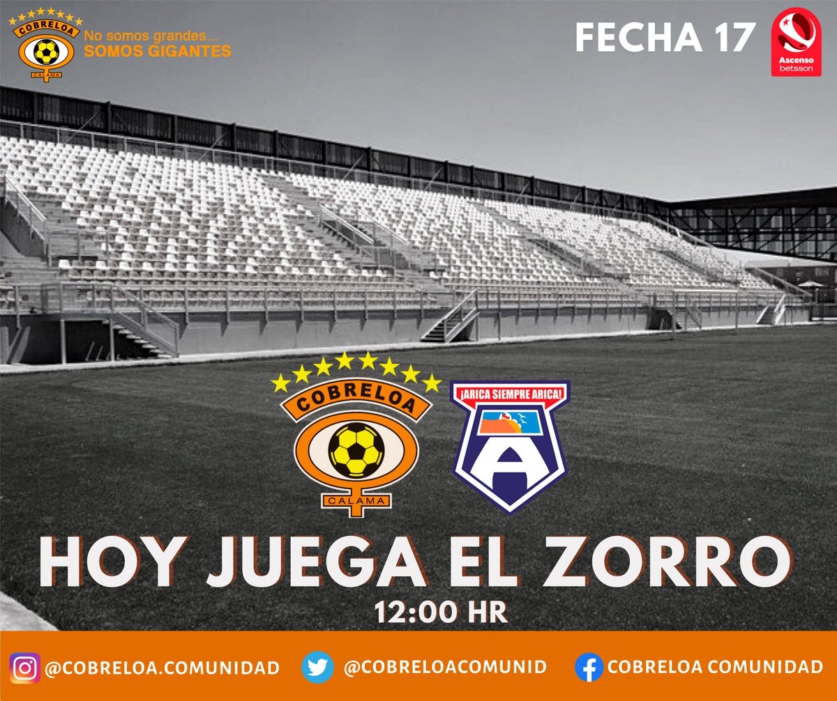 CobreloaComunid's tweet photo. ¡HOY ES COBRELOA! 🧡🖤 https://t.co/xDSpEKR8KD