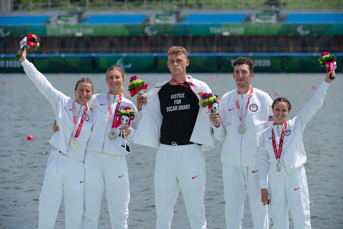 USRowing (@usrowing) on Twitter photo We’re incredibly proud of Charley Nordin & the rest of his crew that captured silver at the Paralympics. Charley used the medal ceremony as an opportunity to express his views & we stand behind his right to protest just as we support all of our athletes’ freedom of expression. We’re incredibly proud of Charley Nordin & the rest of his crew that captured silver at the Paralympics. Charley used the medal ceremony as an opportunity to express his views & we stand behind his right to protest just as we support all of our athletes’ freedom of expression.