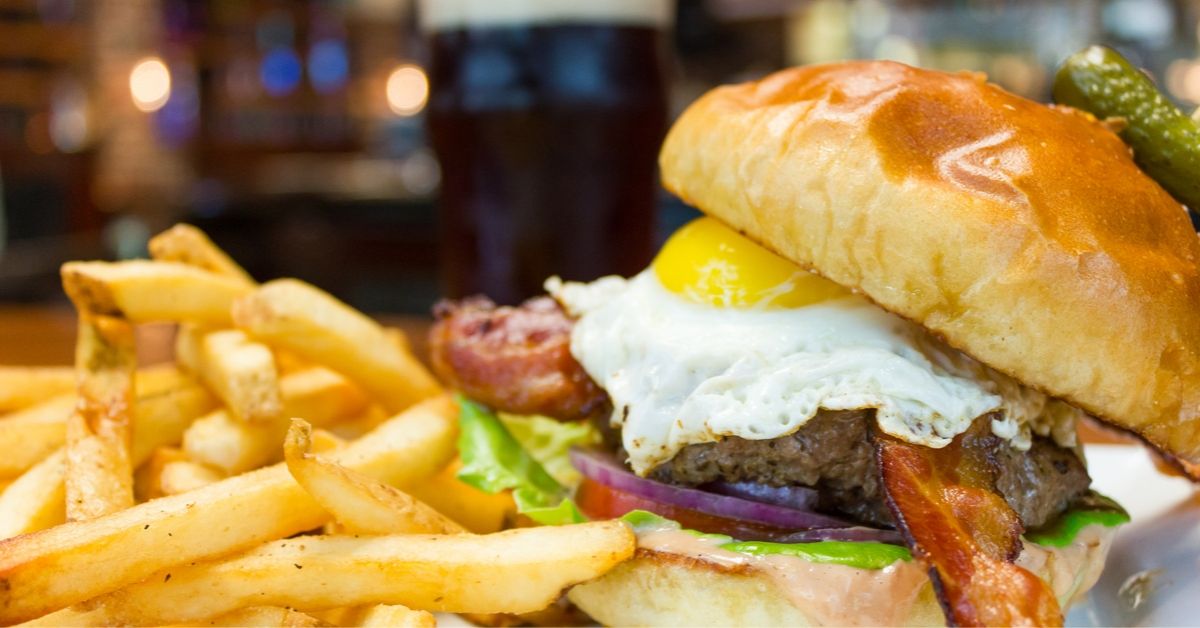 HopsSupplyCo's tweet photo. Burgers for breakfast always. Serving them up HopsCo. style every Saturday and Sunday morning https://t.co/a9Xk9MXIUV