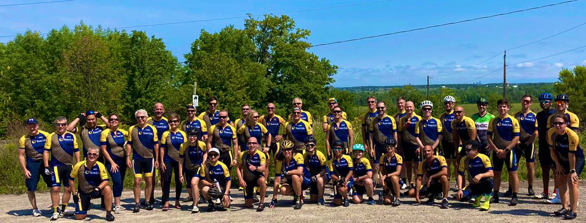 davejonesTO's tweet image. Great team @SunLifeCA for a great cause #TheRide2Conquer on an amazing day for riding!