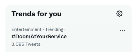 sigangelsph1987's tweet photo. #DoomAtYourService trends as Distant Fate of #SeoInGuk reaches more than 1M views tonight. Congratulations #DAYSNation and to all the fans who gave their overflowing support. https://t.co/oGazr9oyZX