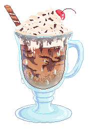 SaethemART's tweet photo. Decided to do something more chill, choco ice drink :)

#pixelart  #foodart #ArtistOnTwitter https://t.co/0u9KAnbNCO