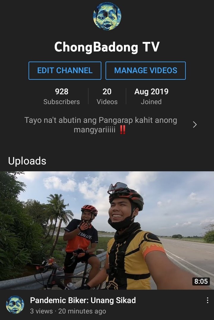 badong_tibi's tweet image. Yes Opo nagbabike din po ako hahahaha
Nawa&apos;y magustuhan nyo tong short ride natooooo !!
Let&apos;s goooo !!!
Like !! Comment !! Subscribe !!

youtu.be/QuvgvXk2uq0

#PandemicBiker #SixPathSageMode #Naruto