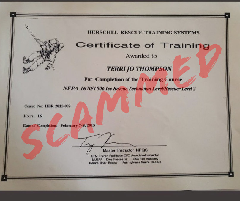 WhistleblowerTJ's tweet image. "Demonstrate Managing Resources in a Rescue Incident"
#NFPA1006 #FAIL 🚨
Don't confuse bullying with whistleblowing. Both men drowned because "Master Instructor" @herschelrescue is incompetent, fake, and reckless. 🏴🏴

@ONFireMarshal @jonpeggOFMEM
#ChargeTerryHarrison2021 💰🐍