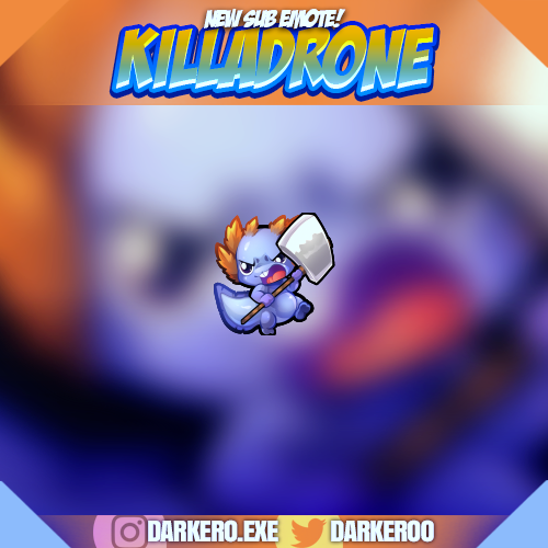 Cute New axolotl emote made for @TheKillaDrone 💙
Twitch➡ twitch.tv/killadrone

#TwitchEmoteArtist #emote #emoteartist #commissionsopen #digitalart #freelance