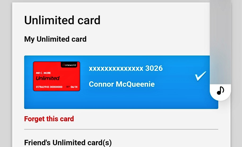 VivaLaConnor's tweet photo. @cineworld 
Having an issue booking tickets for the last 2 days. Unable to book for usual cinema through usual process. Unlimited member and unable to access the service im paying for. Attached are the screens I'm seeing. https://t.co/k001FwWh5e