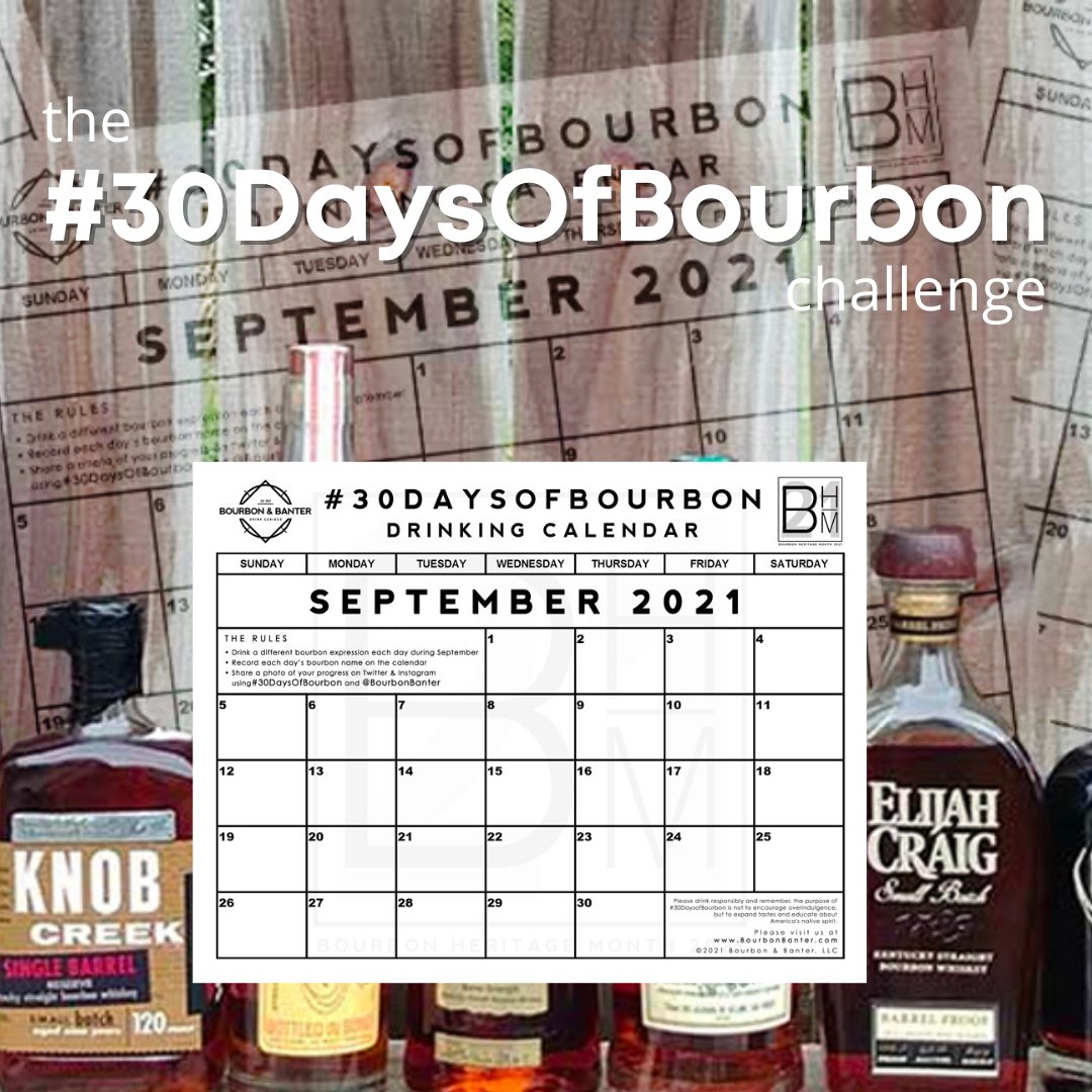 Do you have what it takes to accept the #30DaysOfBourbon Challenge? bit.ly/3kzzsoz