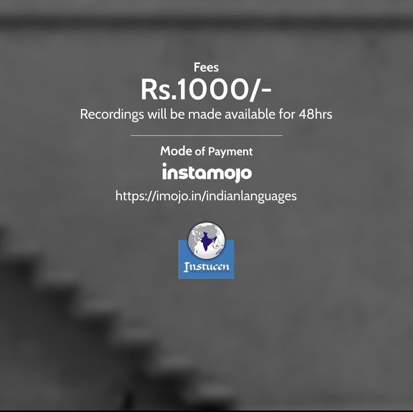 InstucenT's tweet image. #linguistictales
Tamil is regarded as one of the parent Dravidian languages. 
Register for our sessions on History of Indian Languages✨
Starts Sept 5💫
imojo.in/indianlanguages 

#learnwithinstucen #languages #history #india