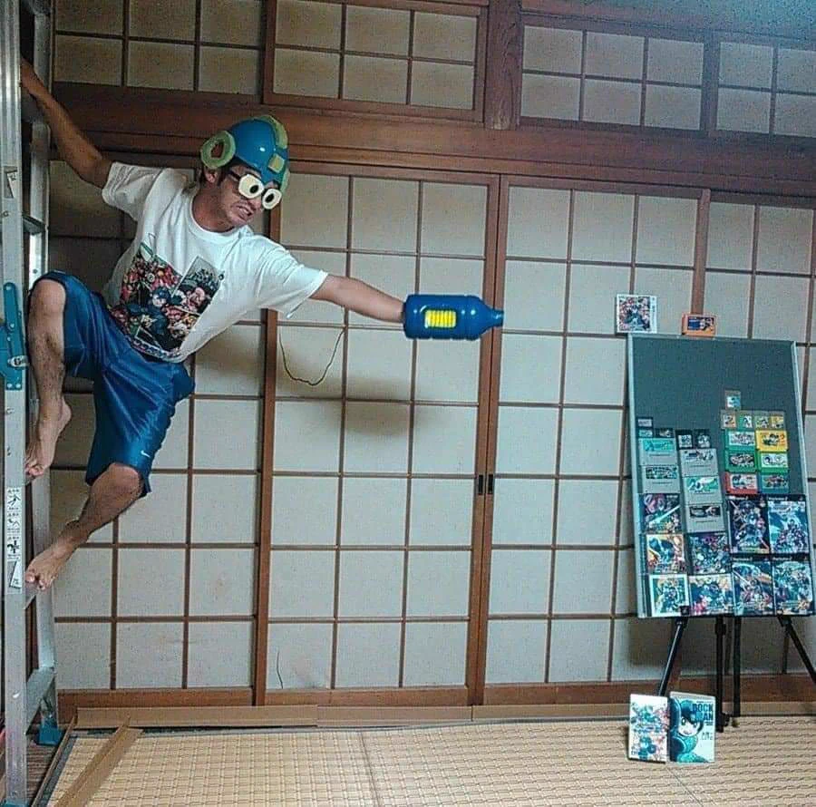 外国人も騒然？日本人のロックマンのコスプレwww