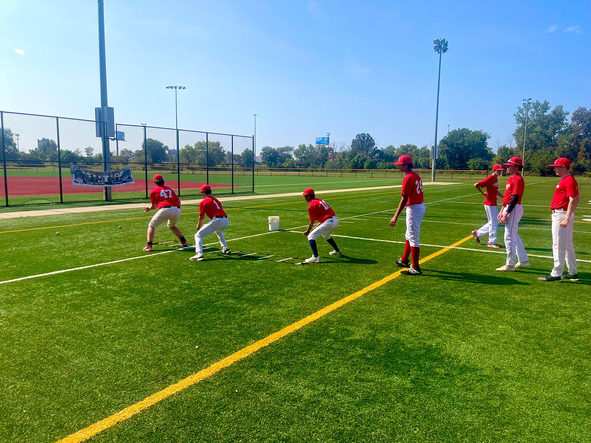 EBTVM2024's tweet photo. What a great first practice yesterday - finally got to meet the boys and families in person. We hit foundational pieces in our footwork and throwing routine, and took down some baseline measurables for the new season https://t.co/RTvec9B7ps