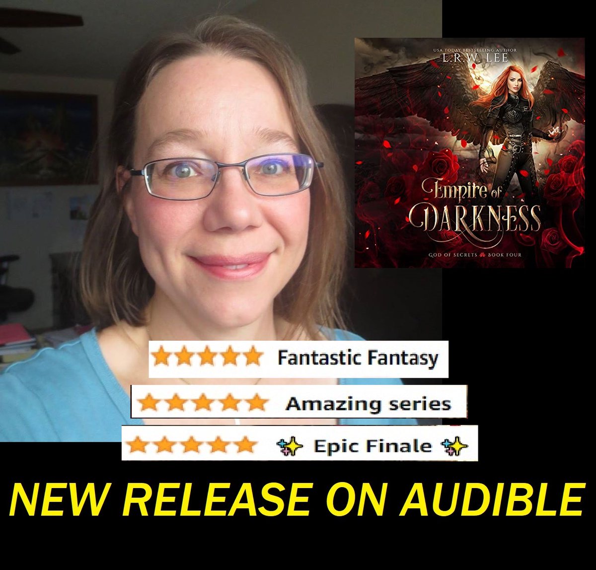 KiskoVo's tweet photo. Don't miss the thrilling finale to the God of Secrets Series by @lrwlee and narrated by yours truly.

#fantasyreads #epicfantasyreads #fantasyromance #fantasyromanceaudiobook #NAbooks #NALit #paranormalromanceseries #audiobooks #godofsecretsseries #newreleaseaudio https://t.co/EnZXLolMTx
