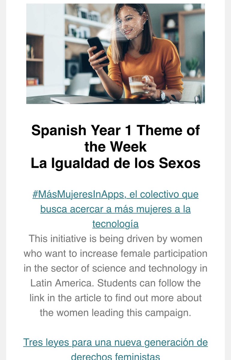 NewsMfl's tweet photo. First newsletter of the term has gone out today! Please share with anyone you know who would like to receive weekly links to relieve a target language news stories! Email mflnews.alevel@gmail.com to sign up 🇫🇷🇪🇸 #mfltwitterati #languages #mflchat #alevellanguages #mflnews https://t.co/IxVVla3ft7