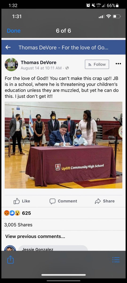 Where's your mask <a href="/JBPritzker/">JB Pritzker</a> you clown.  You want to force little kids to wear them, but you think you're above the "mandate"  <a href="/MorningAnswer/">Morning Answer</a>