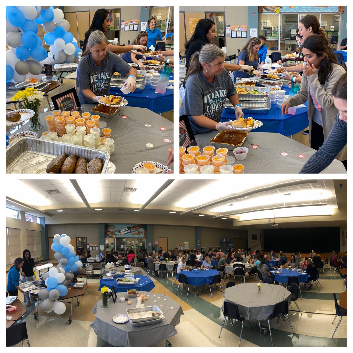 lisajean9's tweet photo. Thank you @FriendshipPta and @texasroadhouse for the awesome lunch today! Such a nice way to get ready for our first day of school tomorrow! @FSESFriendship #proud2bfses https://t.co/VZuJhN4MqY