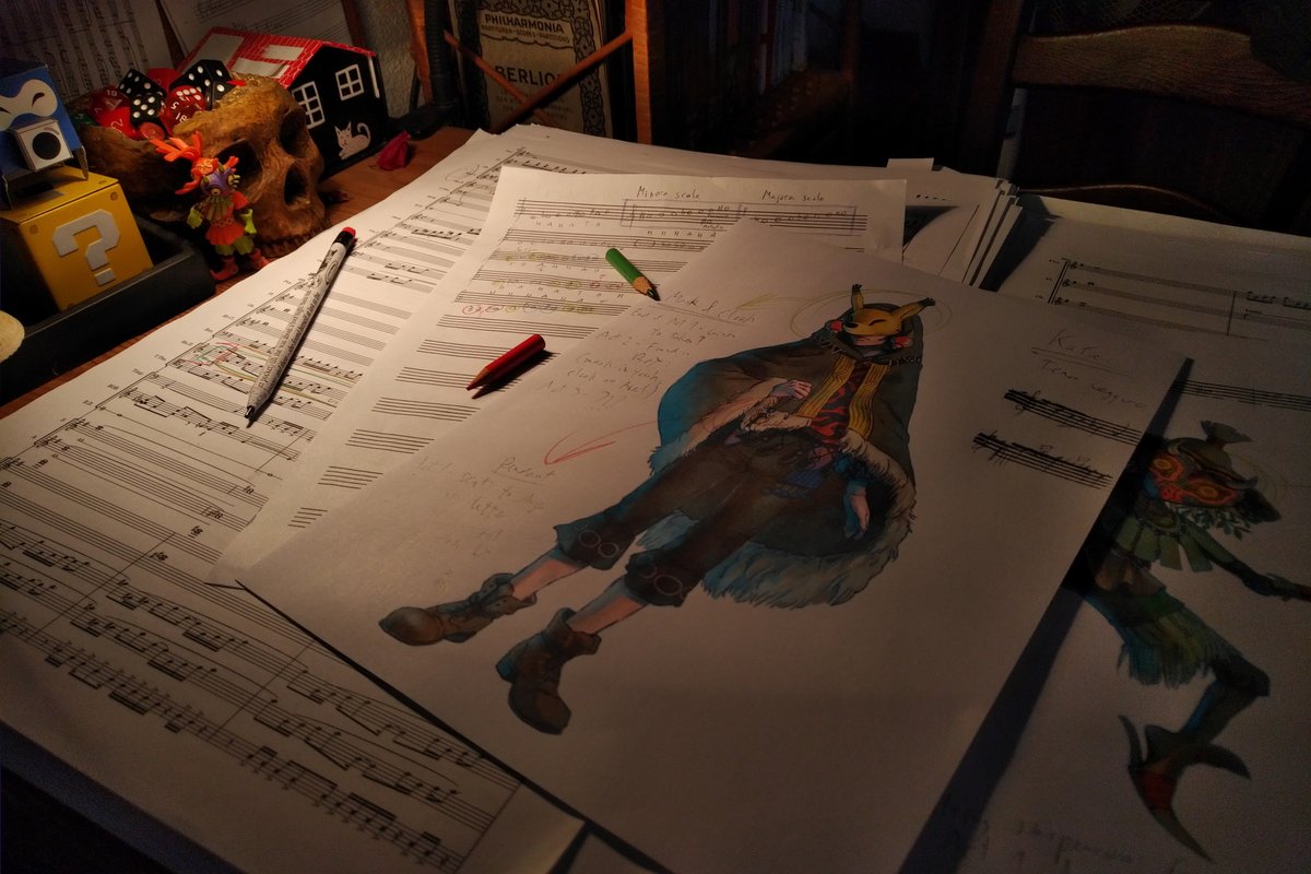 MBulteau's tweet image. seeing the characters in front me as I revise Majora really make a difference

@liedsee is doing a fantastic job with the art