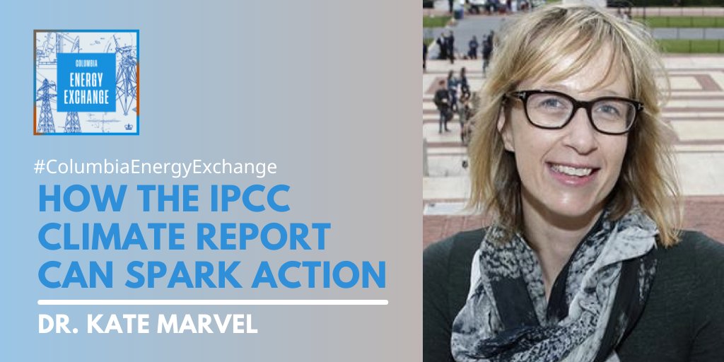 Center on Global Energy Policy (@columbiauenergy) on Twitter photo NEW on #ColumbiaEnergyExchange | @columbiaCS and <a href="/NASAGISS/">NASA GISS</a> <a href="/DrKateMarvel/">Kate Marvel</a> joins host <a href="/bill_loveless/">Bill Loveless</a> to discuss the <a href="/IPCC_CH/">IPCC</a> climate report and why she is certain that we have knowledge, tools & technology we need today to start decarbonizing rapidly. energypolicy.columbia.edu/how-ipcc-clima… NEW on #ColumbiaEnergyExchange | @columbiaCS and <a href="/NASAGISS/">NASA GISS</a> <a href="/DrKateMarvel/">Kate Marvel</a> joins host <a href="/bill_loveless/">Bill Loveless</a> to discuss the <a href="/IPCC_CH/">IPCC</a> climate report and why she is certain that we have knowledge, tools & technology we need today to start decarbonizing rapidly. energypolicy.columbia.edu/how-ipcc-clima…