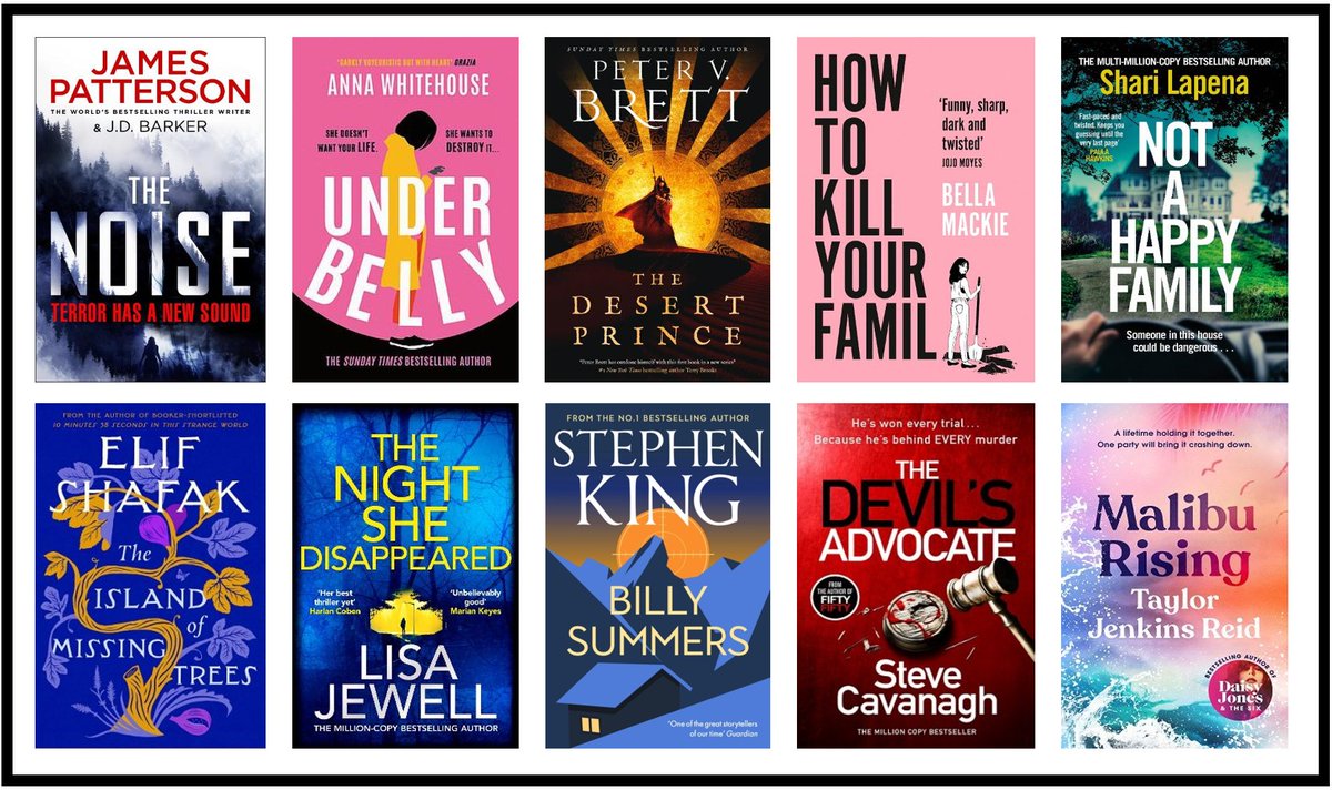 Current #hardback bestsellers.

Some big names and some new names.

buy here --&gt;&gt; bit.ly/3mckFmo