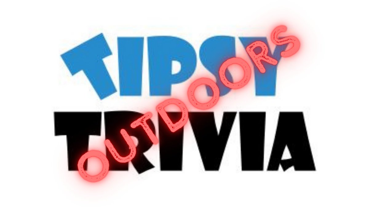 Why get stuck inside when it is so nice at night outside? Let's play Tipsy Trivia Outdoors on our parking lot patio. See you Wednesday at 7.