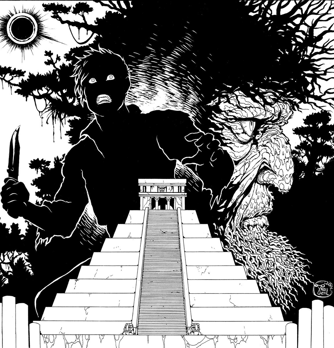 RedVeril's tweet image. Thanks for this artshare and yeah #fuckthealgorithm 
Here's my art, I do mostly sci-fi, fantasy-horror inspired stuff and sometimes NSFW pieces!🖤🌈🖤 I call @corbari_j @JDoodlin @Firi_San @Tsoos_ @Maxi_Thiemer @TVoidless