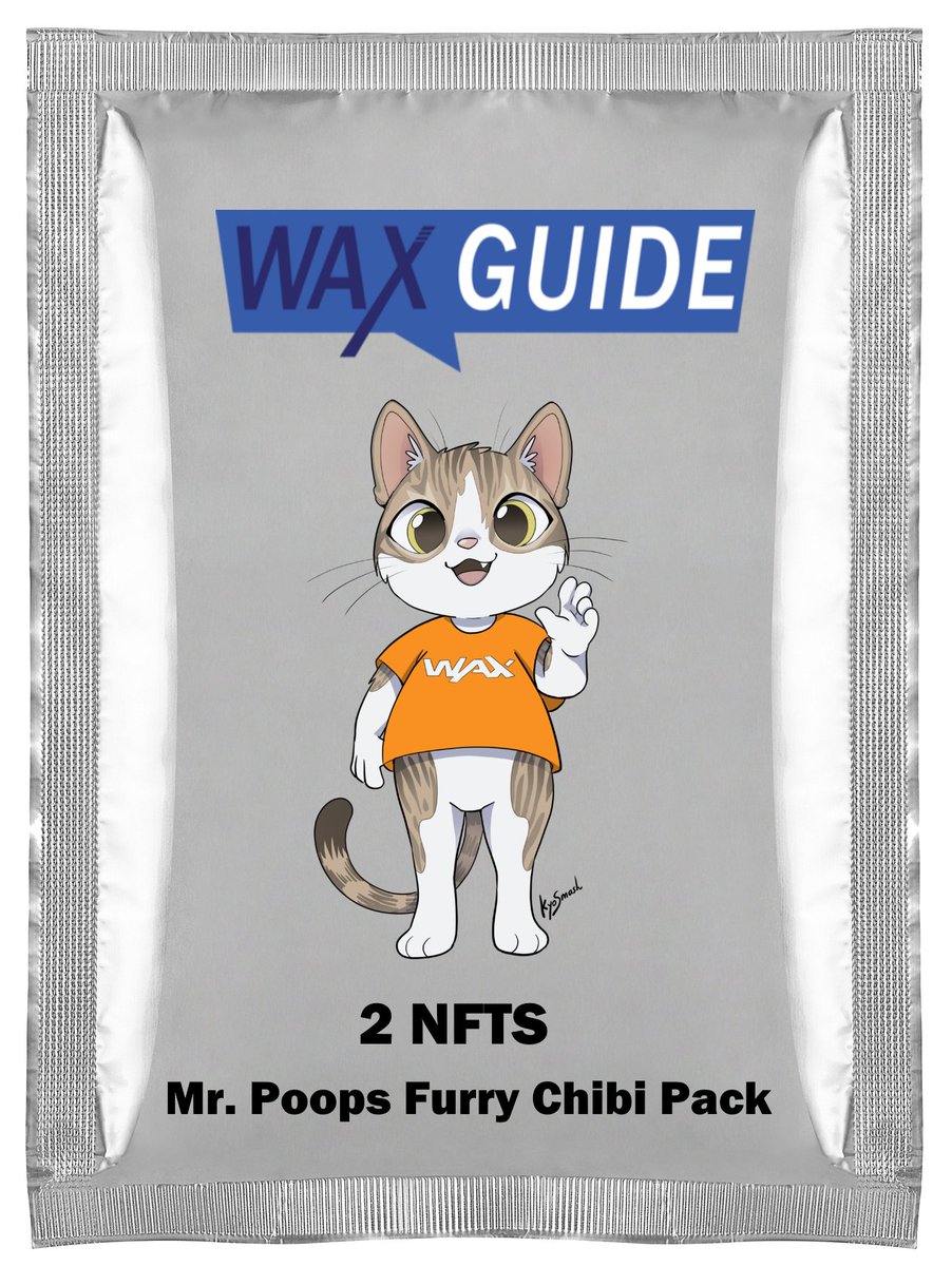 nerdy_aliens's tweet image. Contest! Win 1 of 3 Mr. Poops Furry Chibi packs!

1. Follow @wax_guide 
2. Like and retweet
3. Leave your Wax wallet in the comments

You can also buy a pack for $1 here: neftyblocks.com/c/waxguidenfts

#NFTGiveaway
