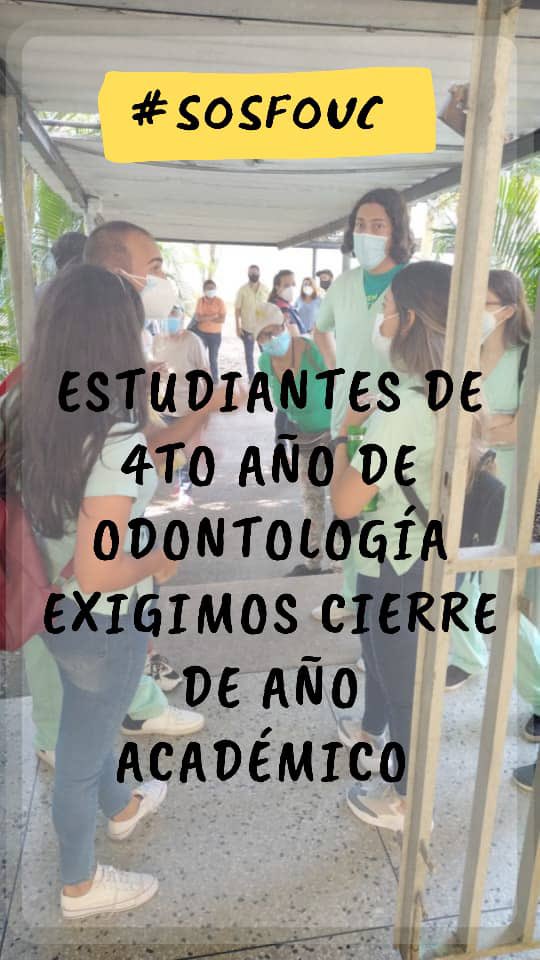 lmbfouc's tweet photo. NECESITAMOS RESPUESTA
 #FOUCClasesYa #OdontologiaUCSinClases #DecanayDirectoraResuelvanYa
#SOSFOUC https://t.co/2fgDTK3FBl