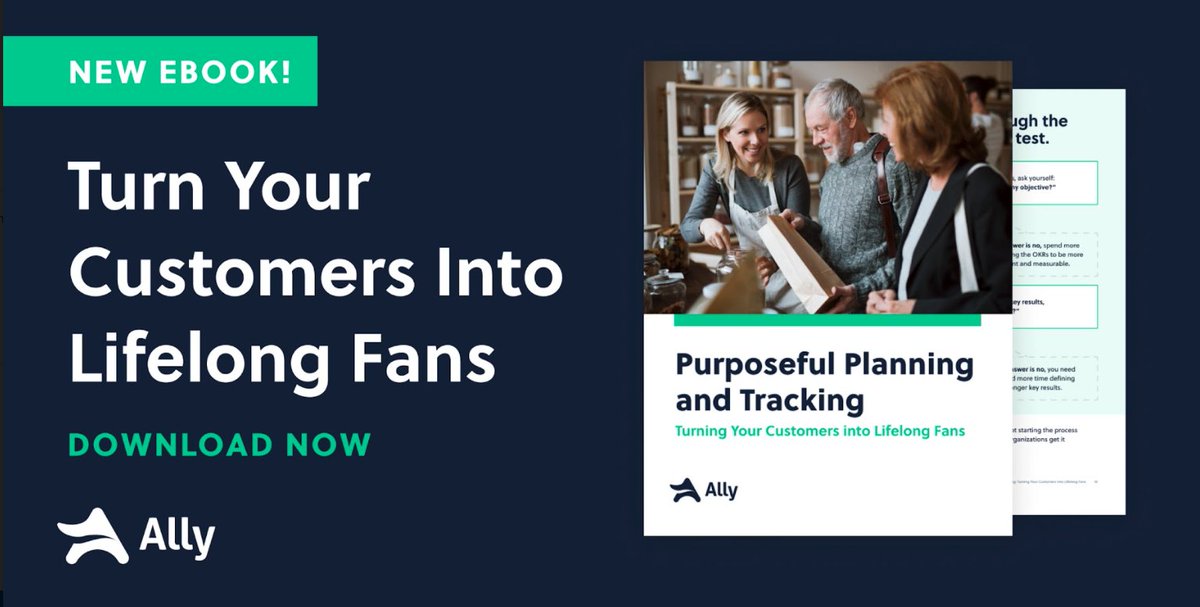 Allydotio's tweet photo. The key to #customer happiness and brand loyalty? An exceptional and consistent #customerexperience. We’ve assembled our retail planning guide to walk you step-by-step through every component of planning with #OKRs (Objectives & Key Results). https://t.co/6nB8Wc9gtg #retailguide https://t.co/viBPxudCpy