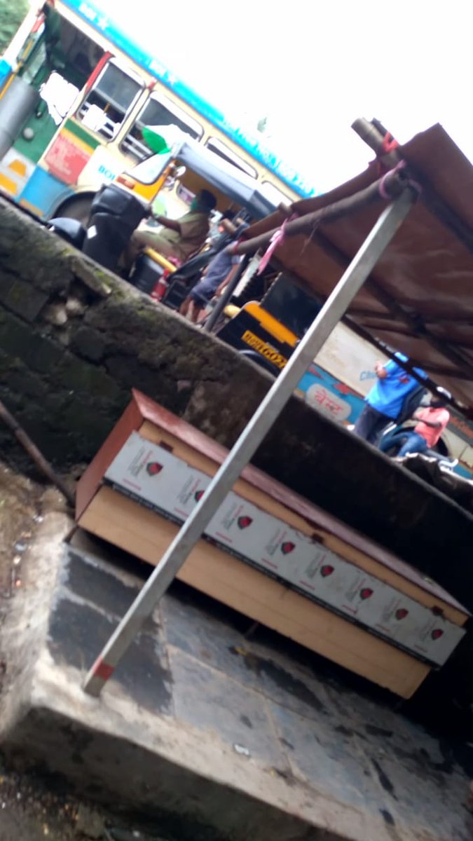 <a href="/mybmcWardHE/">Ward HE BMC</a> <a href="/IqbalSinghChah2/">Iqbal Singh Chahal</a> <a href="/MumbaiPolice/">मुंबई पोलीस Mumbai Police</a> Open Encroachment  on pathway causing inconvenience at Anand Nagar, opp. MTNL office Gate, Vakola bridge, Near Malhar Wine shop, santacruz E, Mumbai - 55. No action from H/E inspite of previous complaints. <a href="/vakolaalm/">Vakola ALM</a> @GroupPetition