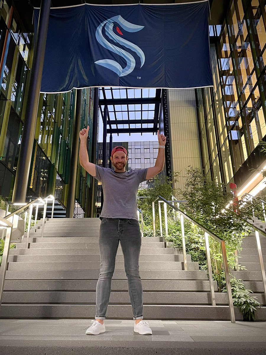 Excited to be taking my work to the next level with the Seattle Kraken #SeaKraken #nhl