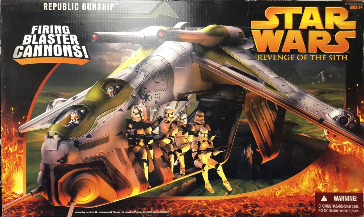For fans of #StarWars the Clone wars, here is the republic Gunship.