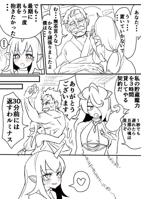 人間の夫いた系淫魔(まだ線画) 