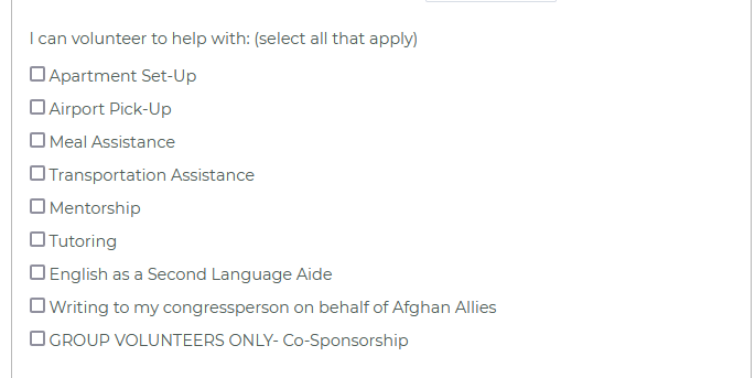 Here's the volunteer form for the Seattle area 
tfaforms.com/4922177