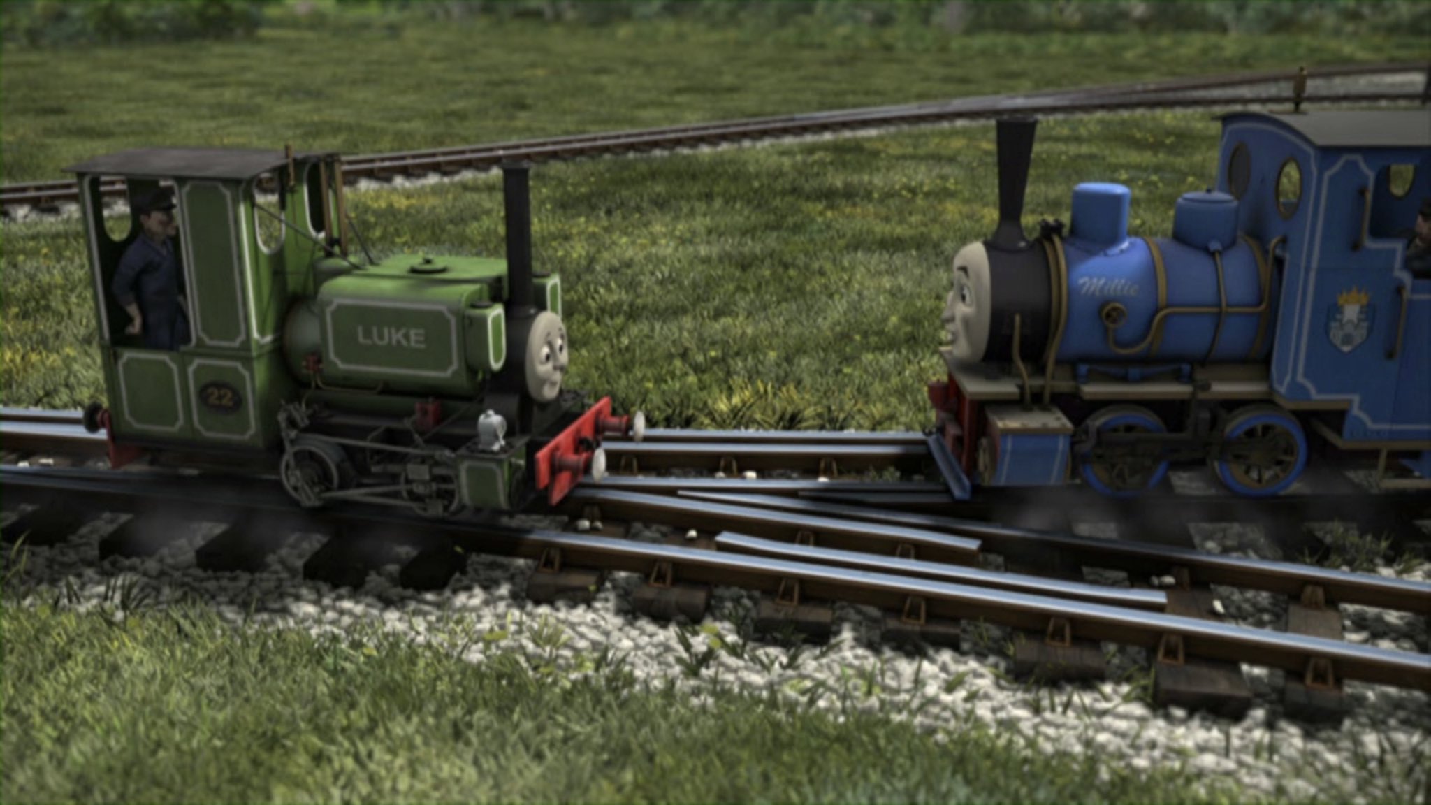 イロスマ トーマス ルーク 採石場は気に入った ミリー えー トンネルが最高だった 貴方は如何 ルーク とっても静かな場所で綺麗だったよ だけど ルーク ミリー 早く自分の仕事場に戻りたい やっぱりねぇ ルーク お休みミリー