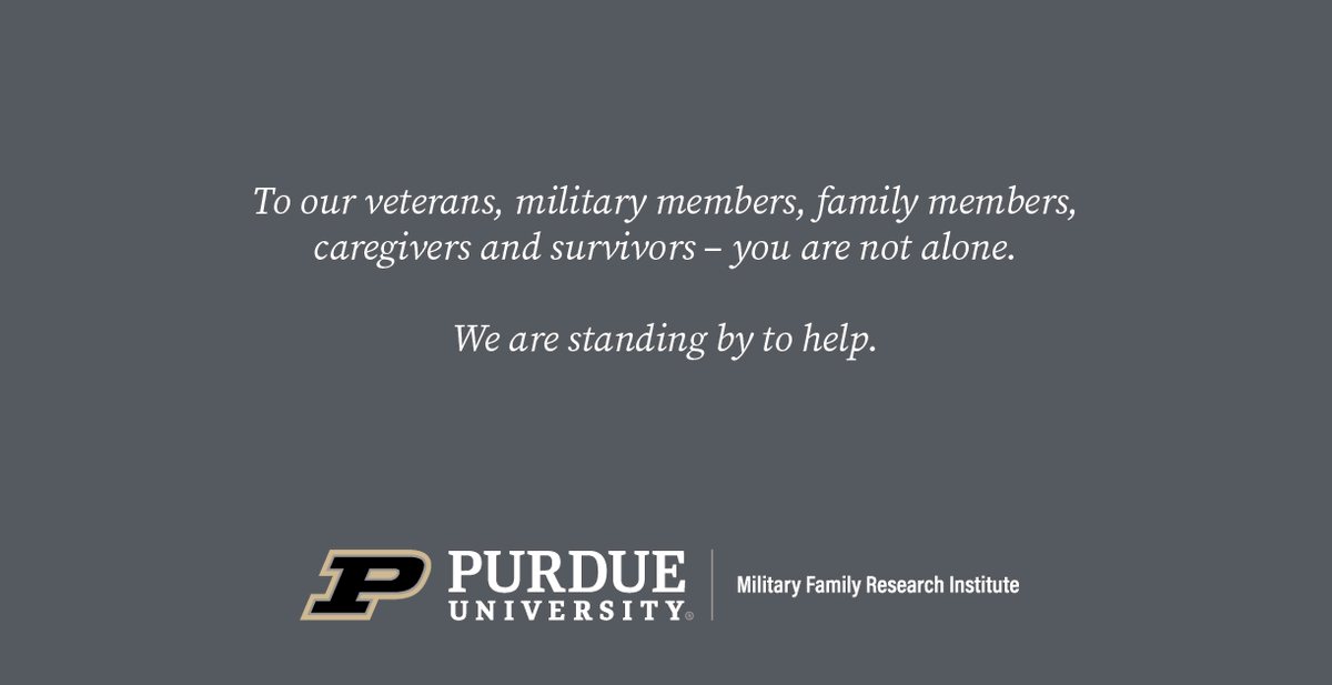 MFRI is proud to sign a joint statement with 50+ organizations related to the current events in Afghanistan. To our veterans, military members, family members, caregivers and survivors – you are not alone. We are standing by to help. loom.ly/68A57JY