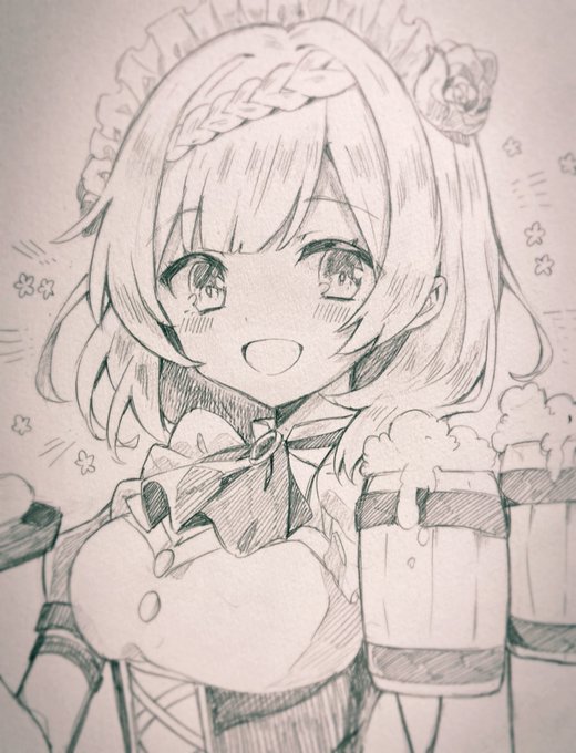 久しぶりのアナログらくがきたのしい〜 
